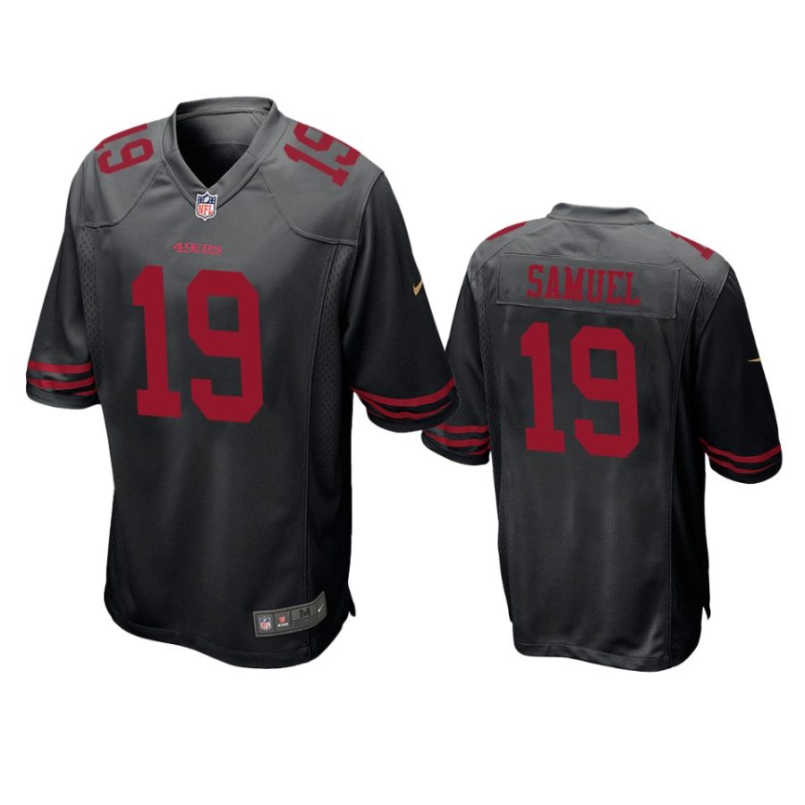 mens 49ers deebo samuel black game jersey