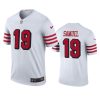 mens 49ers deebo samuel white color rush legend jersey