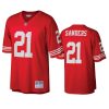 mens 49ers deion sanders scarlet legacy replica jersey