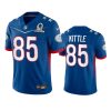mens 49ers george kittle royal game 2022 nfc pro bowl jersey