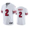 mens 49ers jason verrett white color rush limited jersey