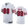 mens 49ers javon kinlaw white color rush legend jersey