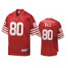 mens 49ers jerry rice red nfl pro line jersey