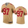 mens 49ers nick bosa gold inverted legend jersey