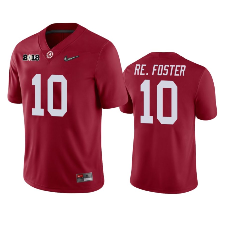 mens alabama crimson tide reuben foster crimson 2018 champ jersey