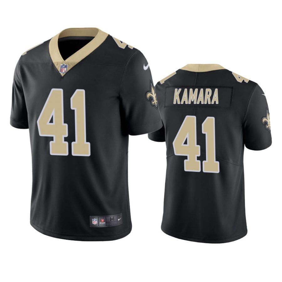 mens alvin kamara saints black vapor jersey