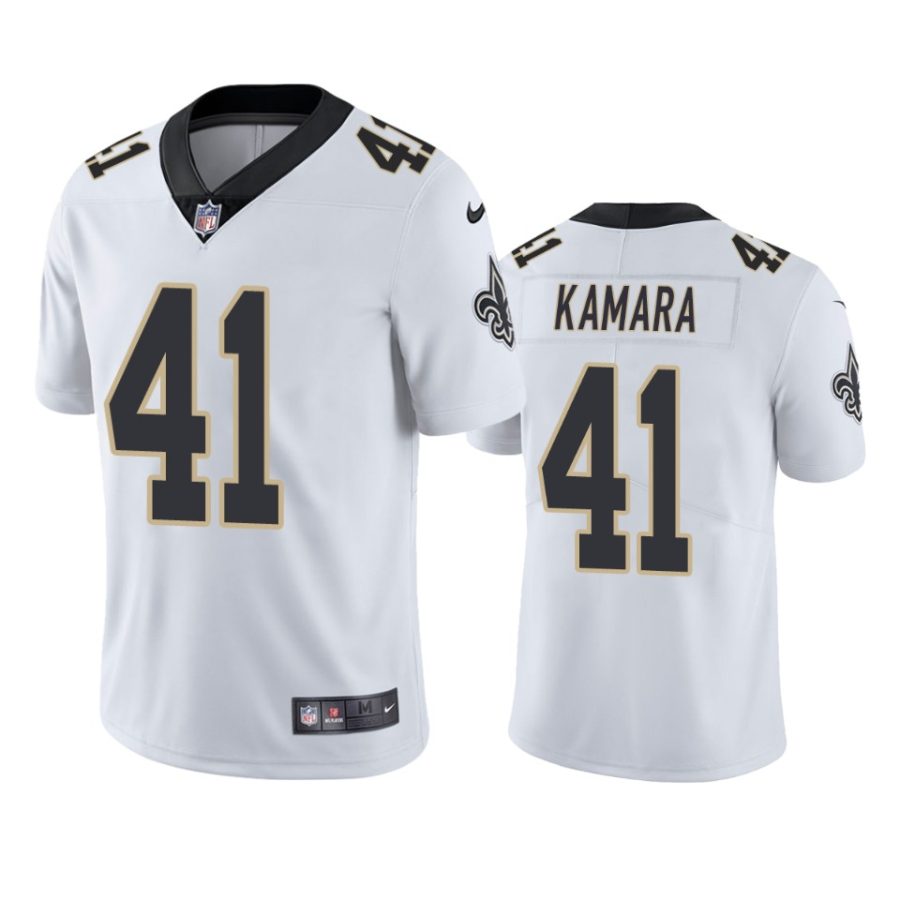 mens alvin kamara saints white vapor jersey