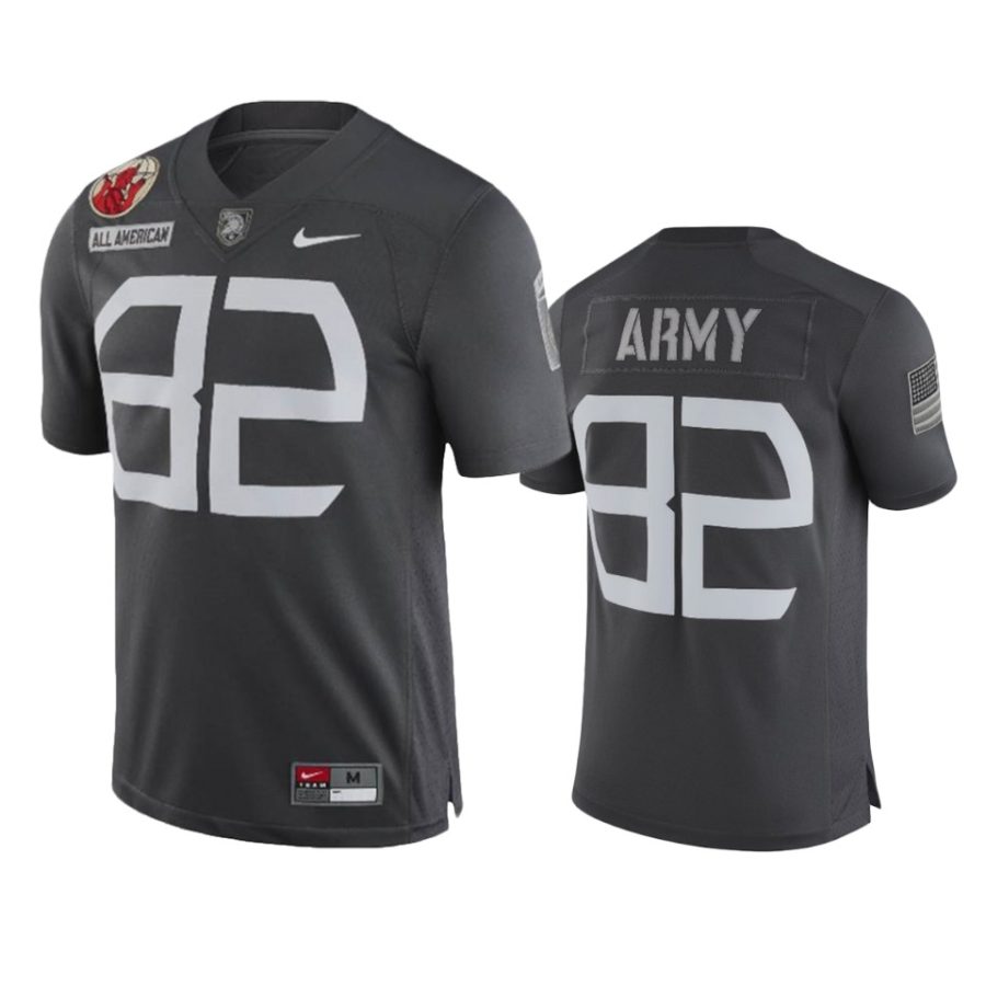 mens army black knights anthracite college football jersey