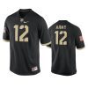 mens army black knights black college football jersey