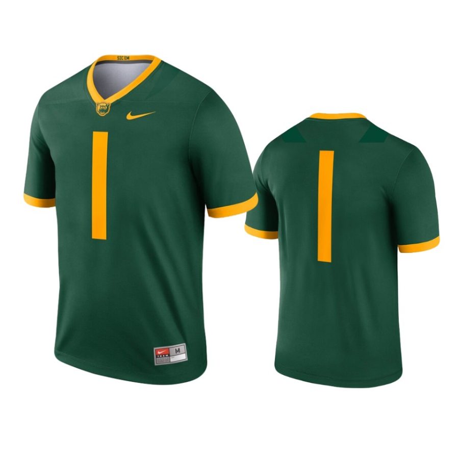 mens baylor bears 1 nike green legend jersey