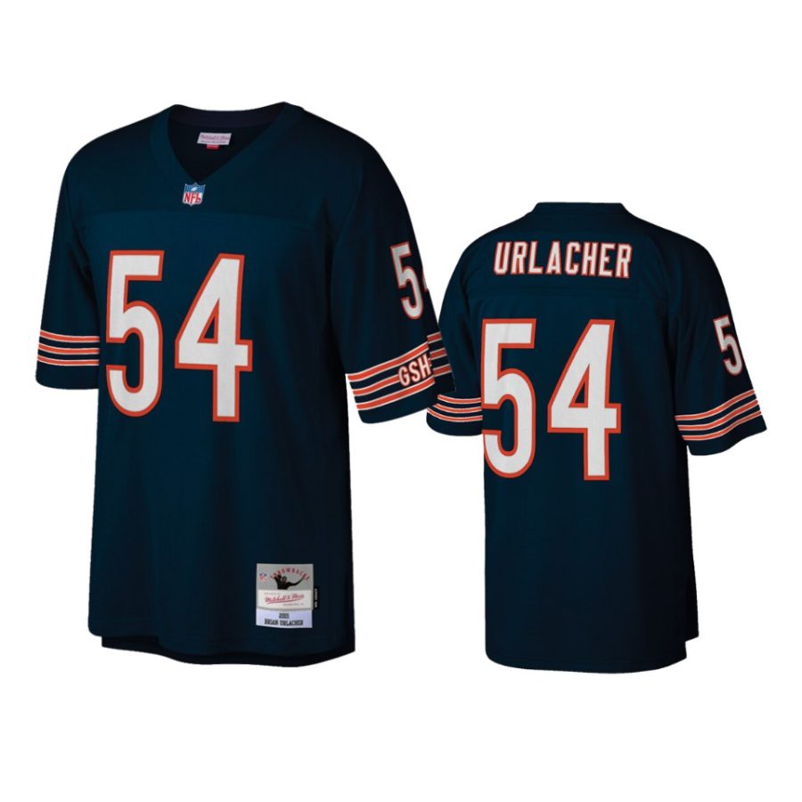 mens bears brian urlacher navy 2001 replica jersey