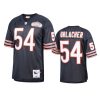 mens bears brian urlacher navy throwback 2001 authentic jersey