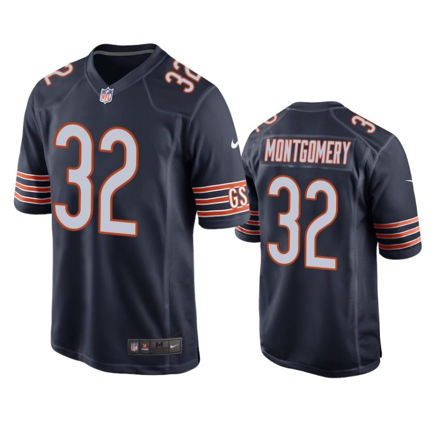 mens bears david montgomery navy game jersey