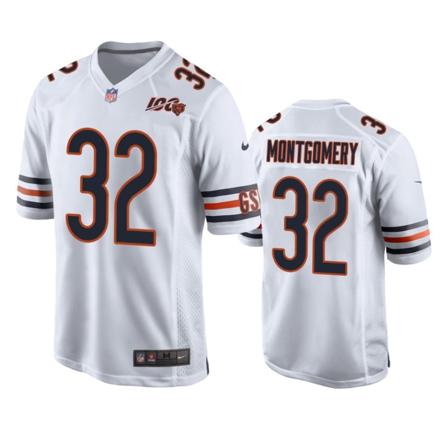 mens bears david montgomery white game jersey 0a