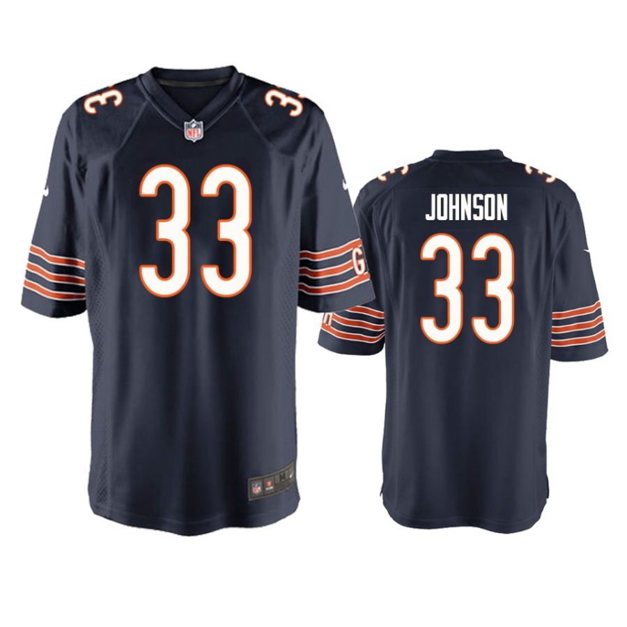 mens bears jaylon johnson navy game jersey