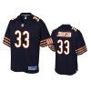 mens bears jaylon johnson navy pro line jersey