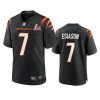 mens bengals boomer esiason black super bowl lvi game jersey