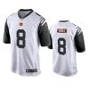 mens bengals brandon allen white 2021 alternate game jersey