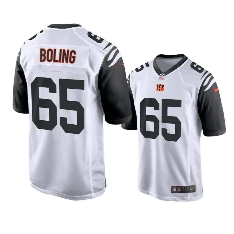 mens bengals clint boling white 2021 alternate game jersey