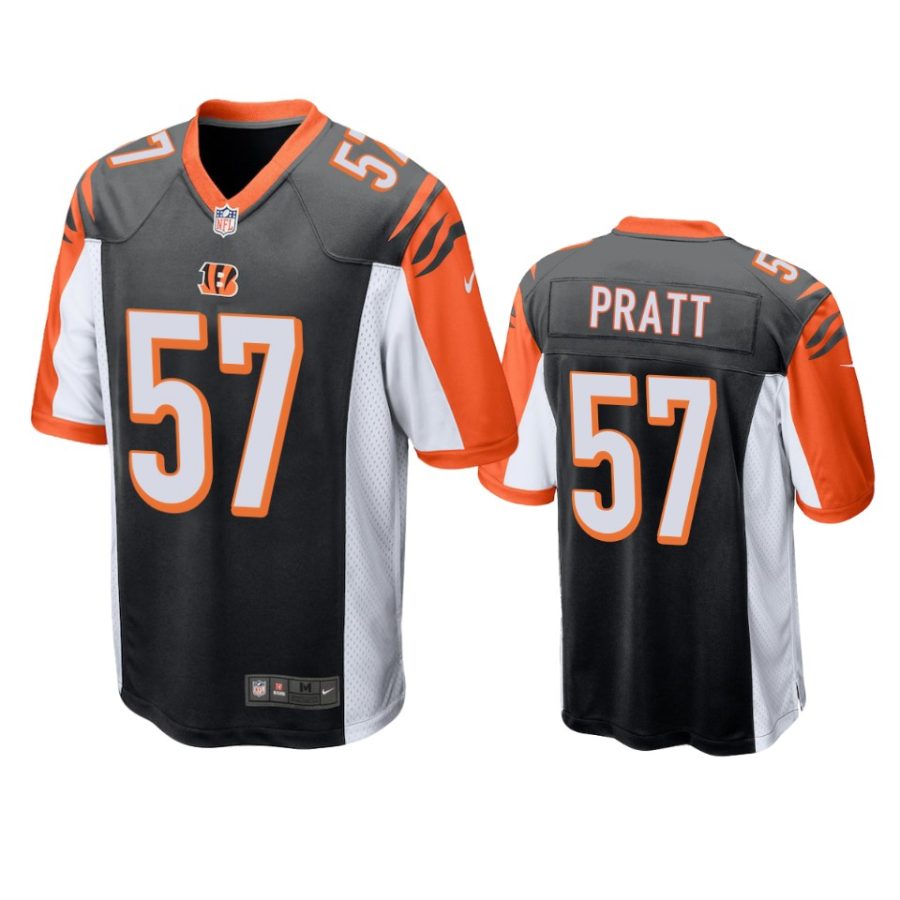 mens bengals germaine pratt black game jersey