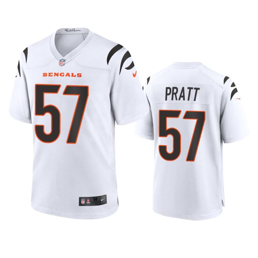 mens bengals germaine pratt white 2021 game jersey