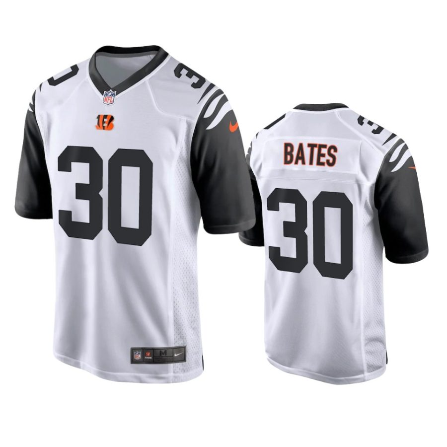 mens bengals jessie bates iii white 2021 alternate game jersey