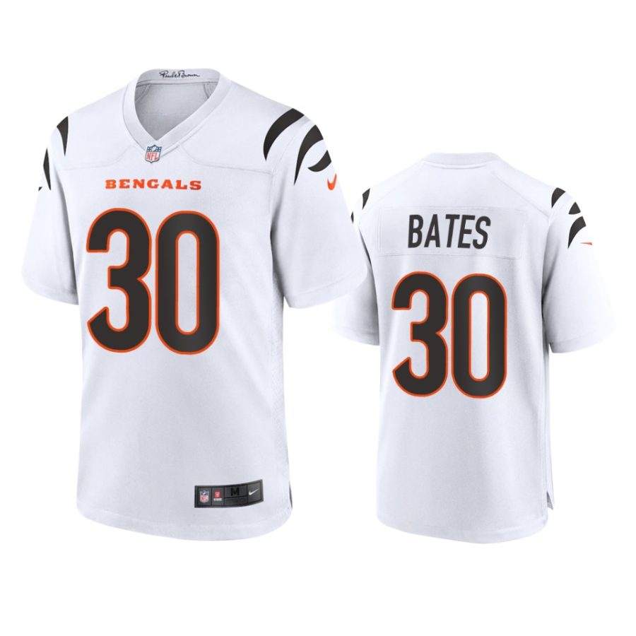 mens bengals jessie bates iii white 2021 game jersey