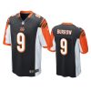 mens bengals joe burrow black game jersey