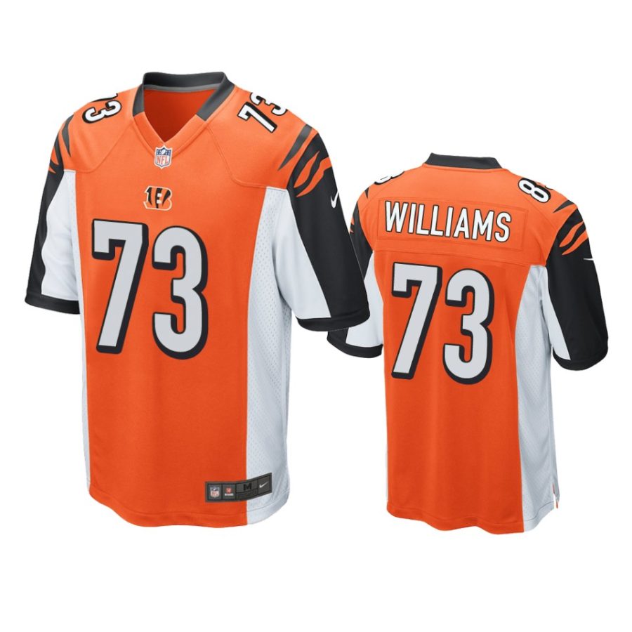 mens bengals jonah williams orange game jersey