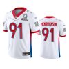 mens bengals trey hendrickson white game 2022 afc pro bowl jersey