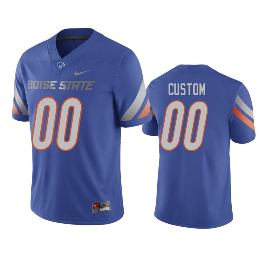 mens boise state broncos custom royal game jersey