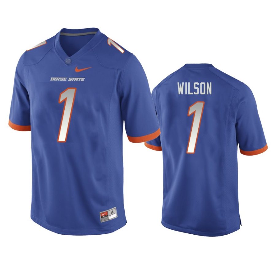 mens boise state broncos kyle wilson royal jersey