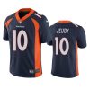 mens broncos jerry jeudy navy vapor limited jersey