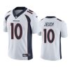 mens broncos jerry jeudy white vapor limited jersey