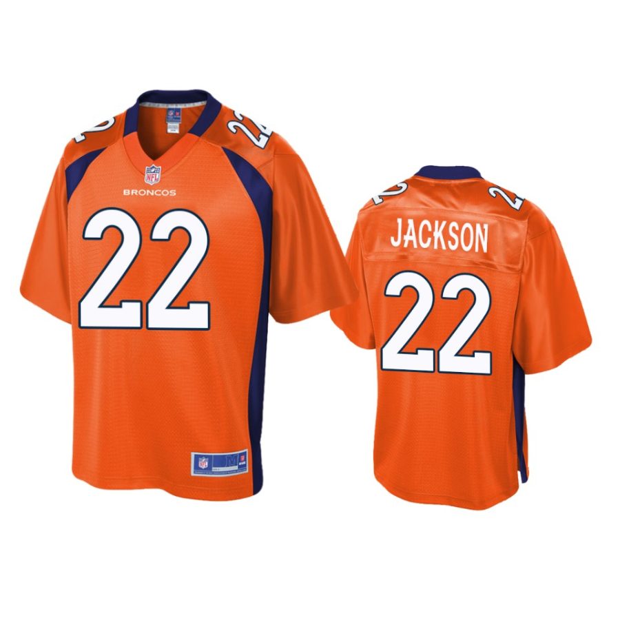 mens broncos kareem jackson orange pro line jersey