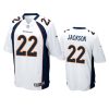 mens broncos kareem jackson white game jersey