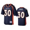 mens broncos terrell davis navy replica jersey