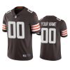 mens browns custom brown 2020 vapor limited jersey