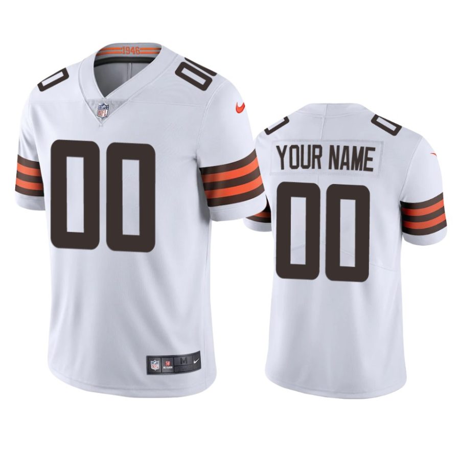 mens browns custom white 2020 vapor limited jersey