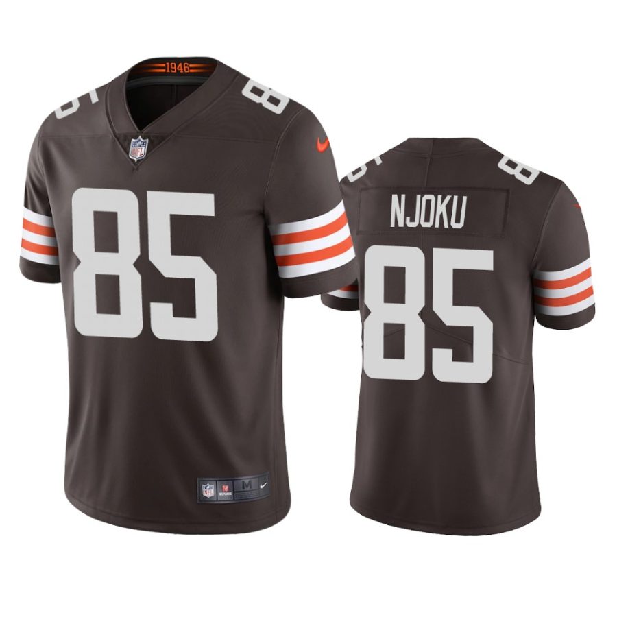 mens browns david njoku brown 2020 vapor limited jersey