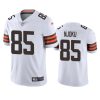 mens browns david njoku white 2020 vapor limited jersey