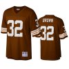 mens browns jim brown brown legacy replica jersey