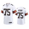 mens browns joel bitonio white 2020 game jersey