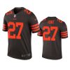 mens browns kareem hunt brown color rush legend jersey