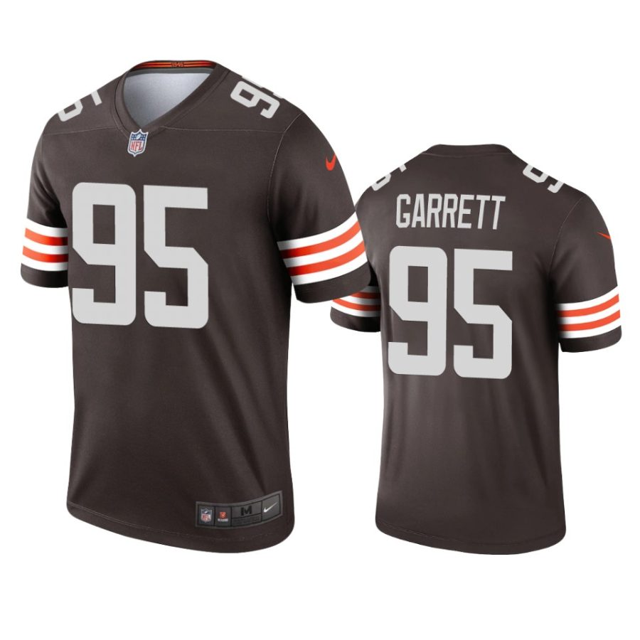 mens browns myles garrett brown 2020 legend jersey