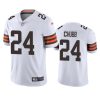 mens browns nick chubb white 2020 vapor limited jersey