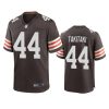 mens browns sione takitaki brown 2020 game jersey