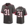 mens buccaneers antoine winfield jr. pewter alternate game jersey