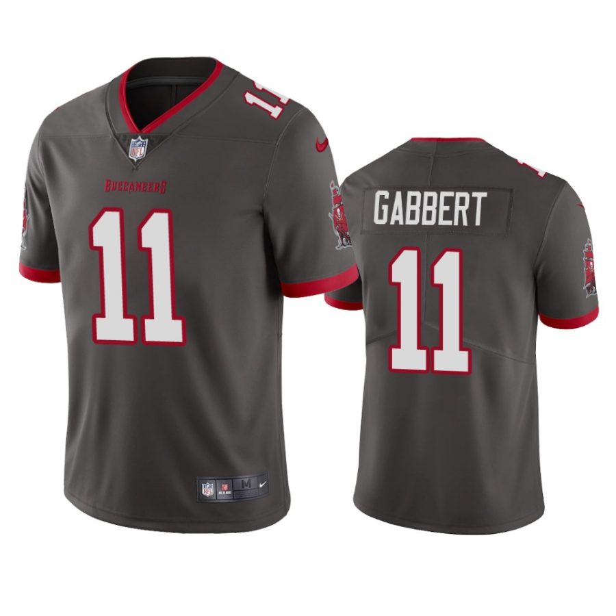 mens buccaneers blaine gabbert pewter vapor jersey