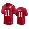 mens buccaneers blaine gabbert red super bowl lv champions game jersey